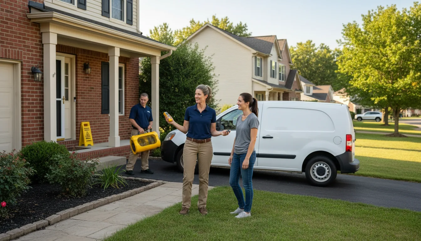 Water restoration image for Mildew Remediation in New Bremen, OH